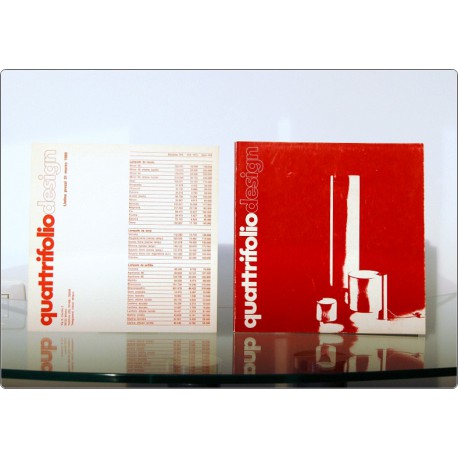 Catalogo QUATTRIFOLIO 1980 - Lampade da Tavolo / Terra / Parete ecc.