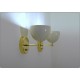 Wall Lamp Art. A-098 - Metal / Brass - WHITE - With Switch