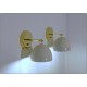 Wall Lamp Art. A-098 - Metal / Brass - WHITE - With Switch