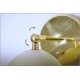 Wall Lamp Art. A-098 - Metal / Brass - WHITE - With Switch