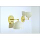 Wall Lamp Art. A-098 - Metal / Brass - WHITE - With Switch