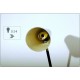 Wall Lamp Art. A-102 - Metal / Brass - ARTICULATED with Switch - BLACK Color