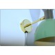 Wall Lamp PLUG IN Art. A-098 - Metal / Brass - GREY / light GREEN