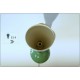 Applique PLUG IN Art. A-098 - Metallo / Ottone - GRIGIO / VERDE chiaro