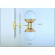Pair of Wall Sconces DOUBLE SPHERE GLASS Art. A-032 - BRASS / COPPER