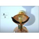 Pair of Wall Sconces DOUBLE SPHERE GLASS Art. A-032 - BRASS / COPPER