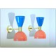 Wall Lamp Art. A-056 - Metal / Brass - PINK / LIGHT BLUE