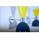 Wall Lamp Art. A-123 - Metal / BRASS Chromed - YELLOW / BLUE