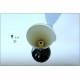 Wall Lamp Art. A-134 - Metal / BRASS Chromed - BLACK Color