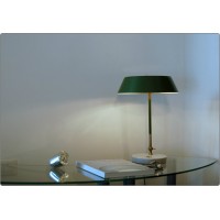 Table Lamp STILUX Milano, Made in Italy 1950 - GREEN Color