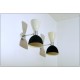 Wall Lamp Art. A-144 - Metal / BRASS Chromed - BLACK & WHITE