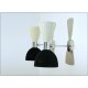 Wall Lamp Art. A-144 - Metal / BRASS Chromed - BLACK & WHITE