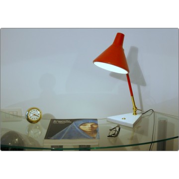 Lampada da Tavolo STILUX Milano, Made in Italy 1950 - RED