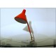 Table Lamp STILUX Milano, Made in Italy 1950 - RED Color