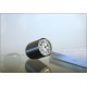 Table Clock LORENZ Mod. STATIC, Swiss 1959 - Dark Grey