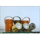 Table Clock LORENZ Mod. STATIC, Swiss 1959 - Dark Grey