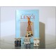 SET di tre Ceramiche LENCI Torino - Mod.  " MONACHELLE "