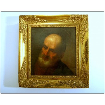 Scuola Italiana ( XVII ) Olio su Tela - San Paolo Apostolo