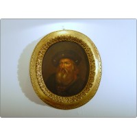 Scuola italiana ( XVII ) - Ritratto di A. Vespucci - Olio su tavola