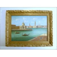 VENEZIA San Marco - Olio su tela - 19th Century