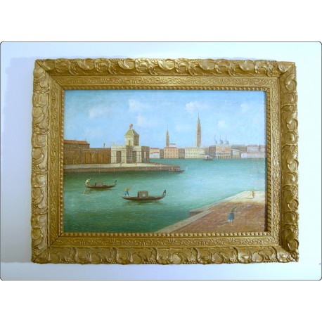 VENEZIA San Marco - Olio su tela - 19th Century