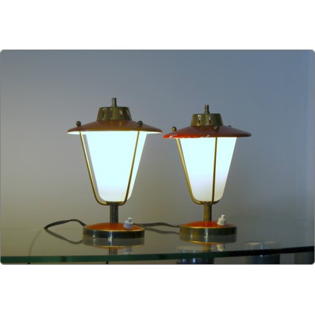 Pair of ARREDOLUCE Table Lamps - Angelo Lelii 1970