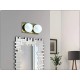 Wall Lamp DOUBLE SPHERE GLASS Art. A-302 - BRASS / Nickel BRASS Dark