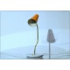 Table Lamp Art. TL-310 - Brass / Marble - ORANGE Color