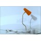Table Lamp Art. TL-310 - Brass / Marble - ORANGE Color