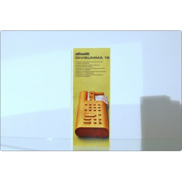 Libretto di Istruzioni OLIVETTI Mod. DIVISUMMA 18