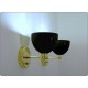 Wall Lamp Art. A-091 - Metal / Brass - BLACK - With Switch