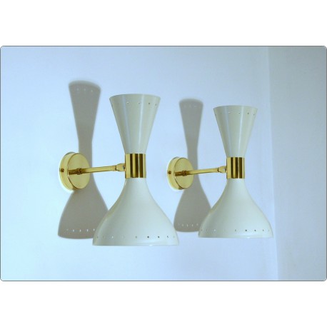 Applique Art. A-148 - Metallo / Ottone - VERDE Chiaro / ARANCIONE