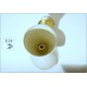 Pair of Wall Sconces Art. A-036 - Metal Lampshade - Brass structure - WHITE Color