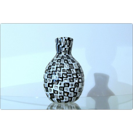 VENINI - Vase by Tobia Scarpa Mod. OCCHI - Murano Aet Glass 1960