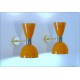 Wall Lamp Art. A-035 - Metal / Brass - ORANGE Color