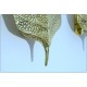 Coppia di Applique Art. A-017 FOGLIA - OTTONE - LIMITED Edition