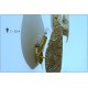 Pair of Wall Lamp Art. A-017 LEAF - BRASS - LIMITED Edition