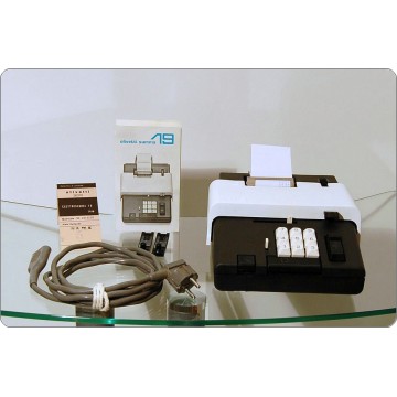 Calculator Olivetti Mod. SUMMA 19 R, Made in Italy 1969, Design E. Sottsass