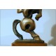 Scultura in bronzo DOMENICO COLANZI - Cavallo Rampante - 1983