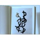 Capogrossi Alphabet - New illustrated series n. 5 - 1962