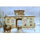 Rialdo Guizzardi ( Milano 1920 ) Oil on wood - Milano Winter snow