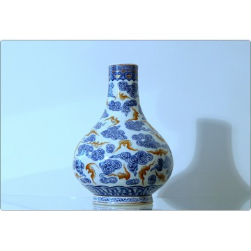 Vaso in Porcellana Dinastia QING - Periodo Guangxu 大清光緒年製 ( 1875-1908 )