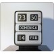 Table Clock / Wall Solari Udine, Mod. DATOR 5, Design G. Valle, Italy 1955