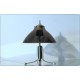 G. REGGIANI - Lampada da Tavolo - Perspex / Ottone - Made in Italy