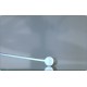 G. REGGIANI - Lampada da Tavolo - Perspex / Ottone - Made in Italy