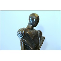 Giorgio de Chirico - IL TROVATORE - Bronze Sculpture - SANTORO By De Chirico 1970