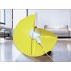 NEW LAMP Floor Lamp Mod. LUNA - Rinaldo Cutini 1970 - Diam. 50 Cm