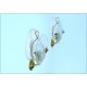 L. FONTANA Pair of wall lamps - Brass / Glass - Mid-Century '50
