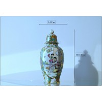 Potiche in porcellana - Ginger jar Dinastia Qing 20th century