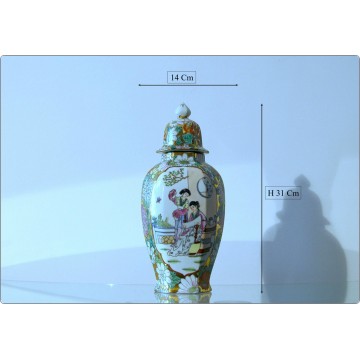 Potiche in porcellana - Ginger jar - Dinastia Qing 20th century